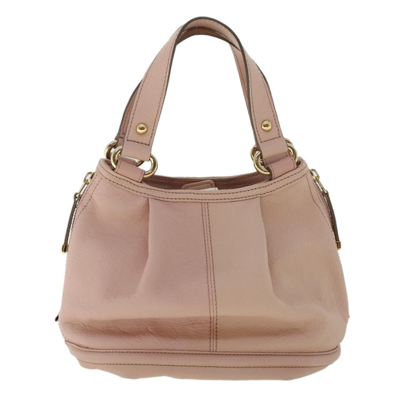 BURBERRY Blue Label Hand Bag Leather 2way Pink Auth bs7238 - Picture 2 of 16